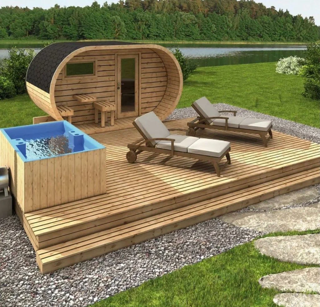 Кедровая баня-бочка: Новый взгляд на сауну для дачи